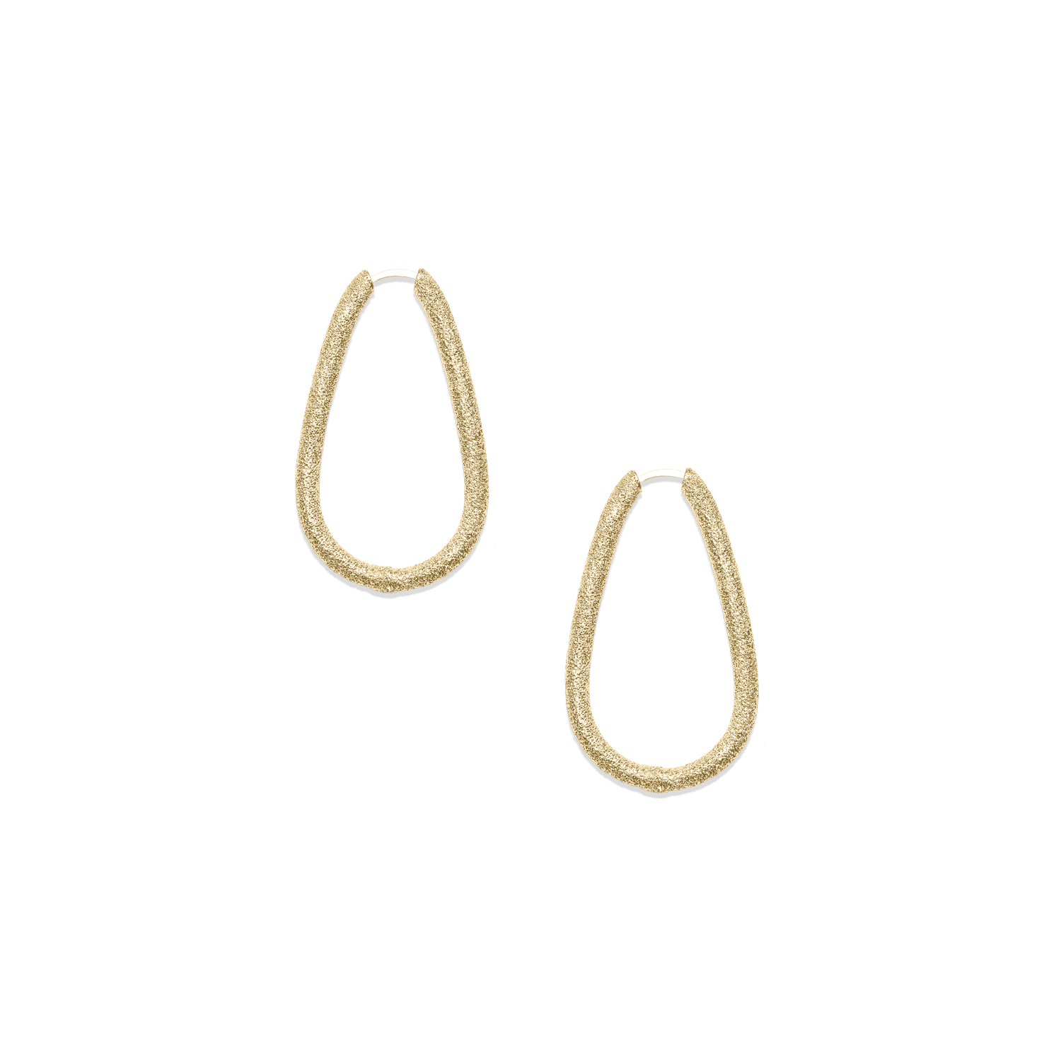 Drop Hoops Earrings Size Large