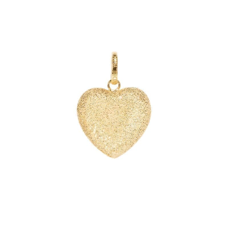 Florentine Finish Small Cuore Pendant