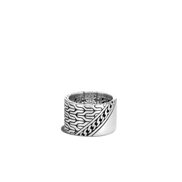 Carved Chain Band Ring