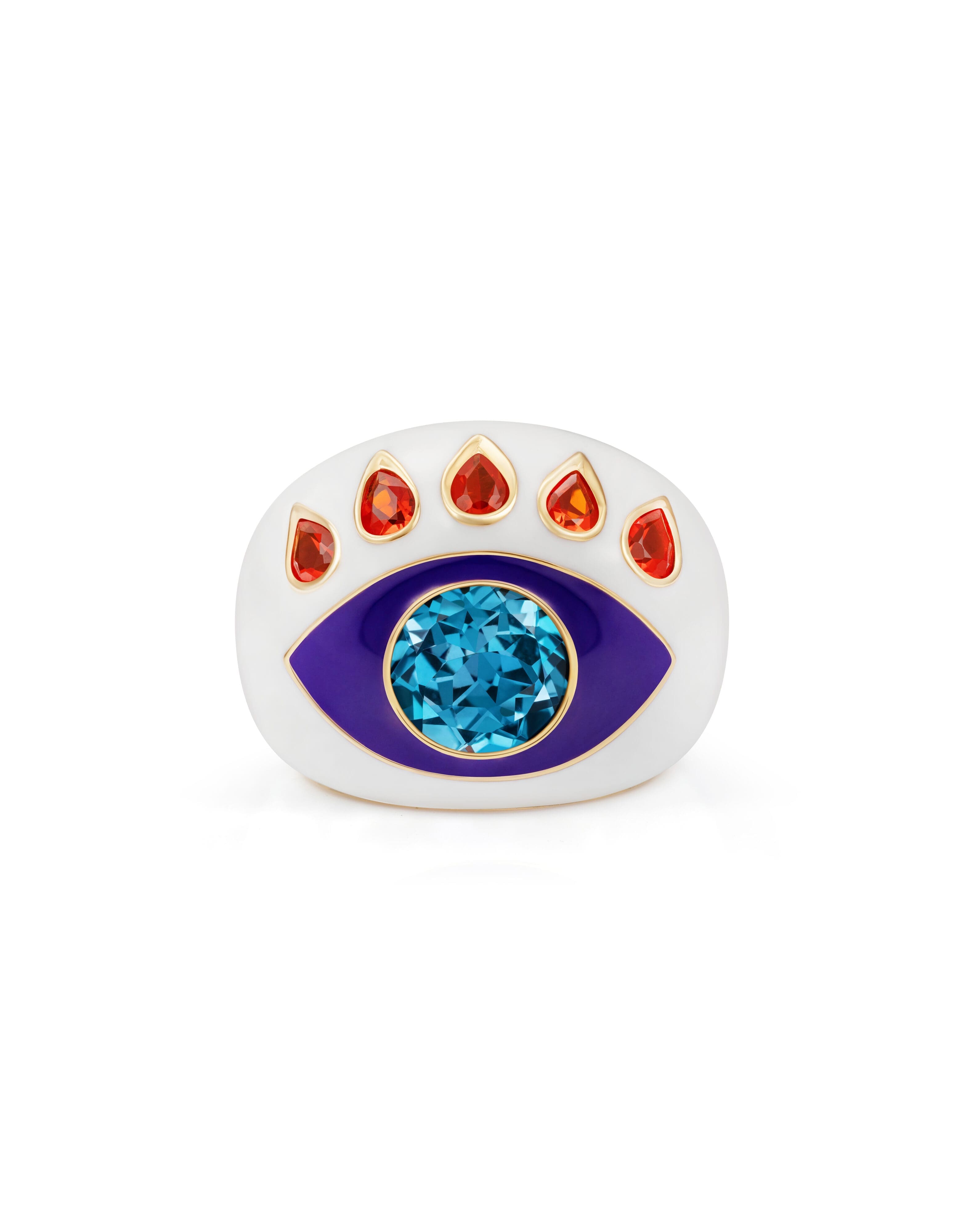 Eye Ring size 7.5