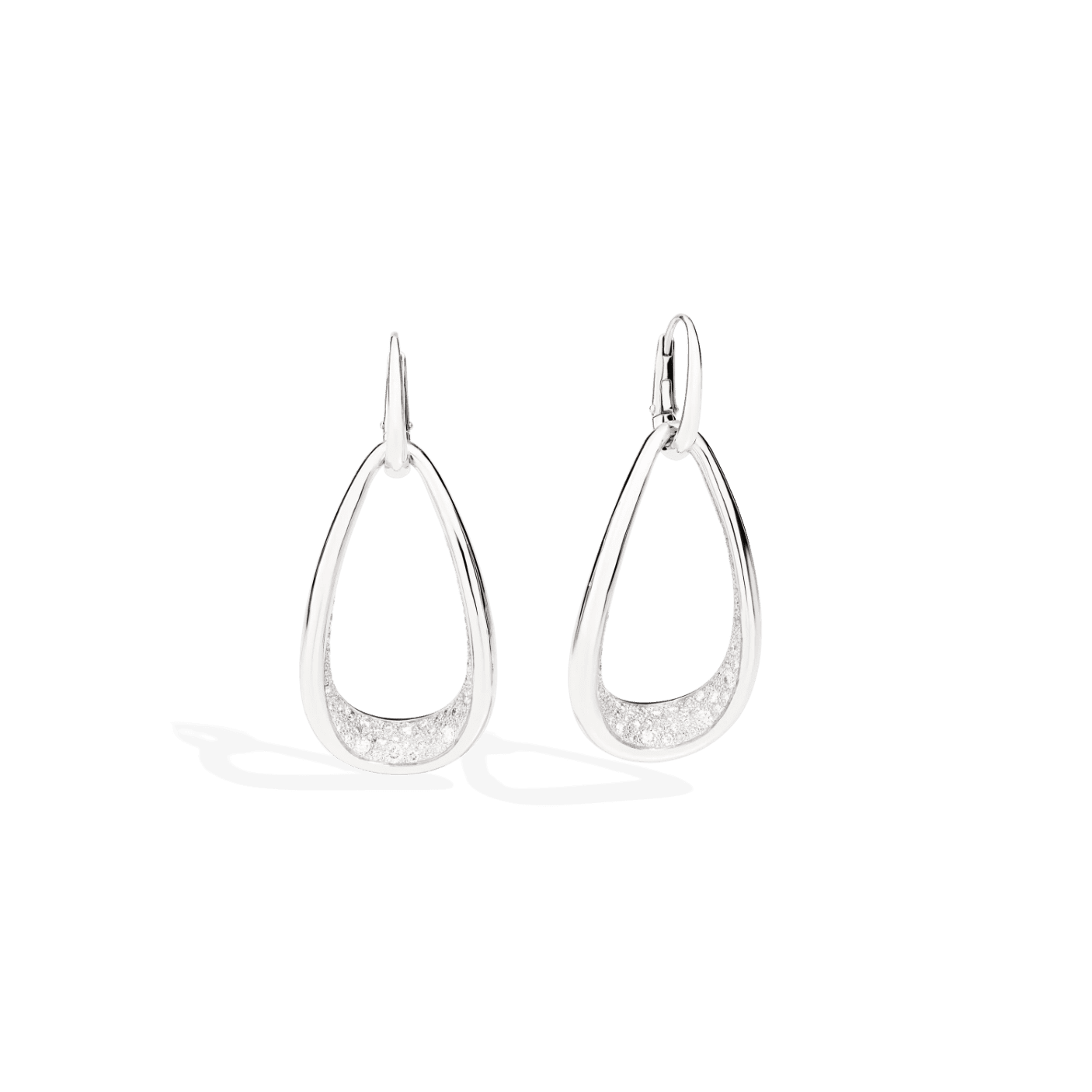 Fantina White Gold Diamond Earrings