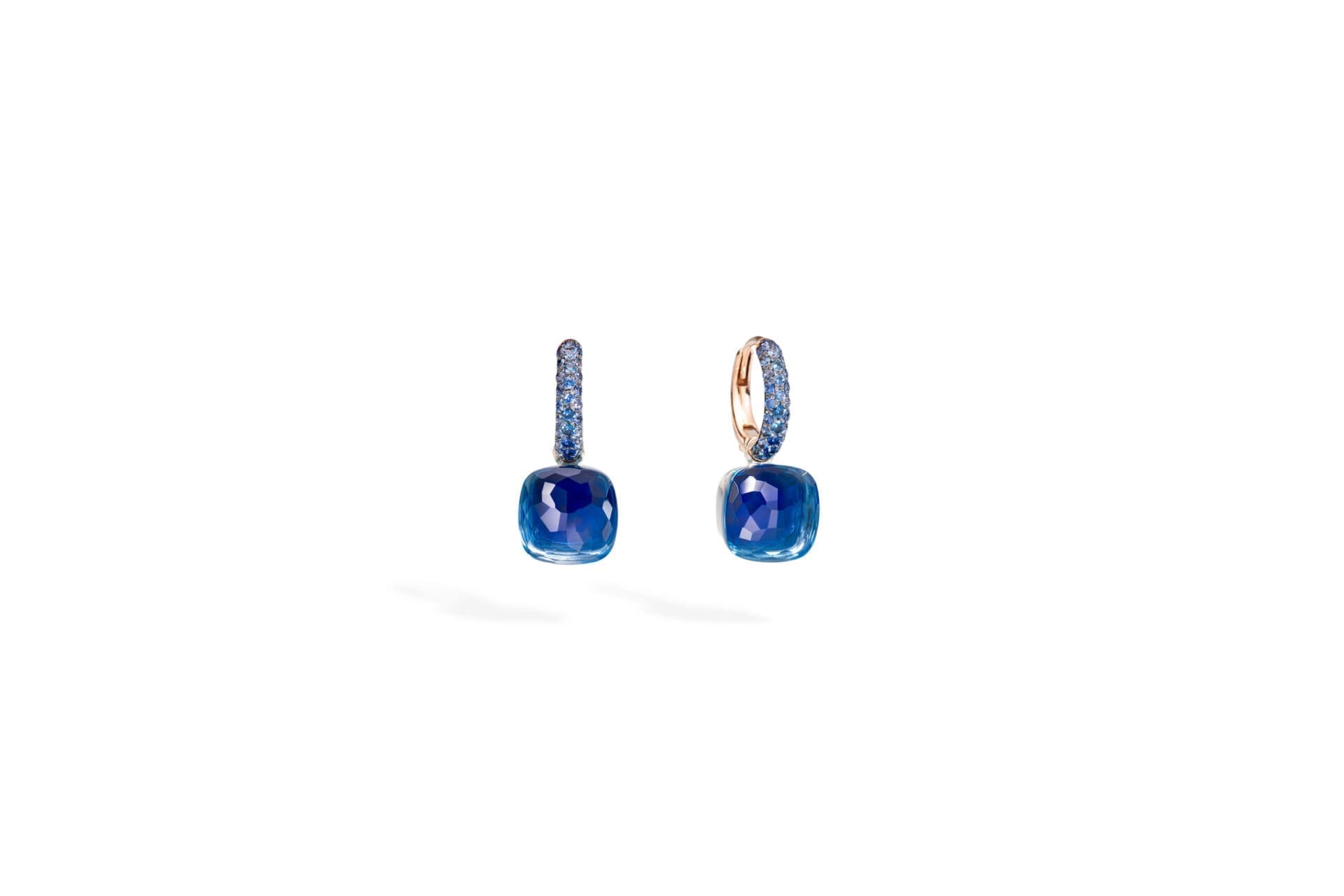 Nudo London Blue Topaz, Lapis & Blue Sapphire Earrings