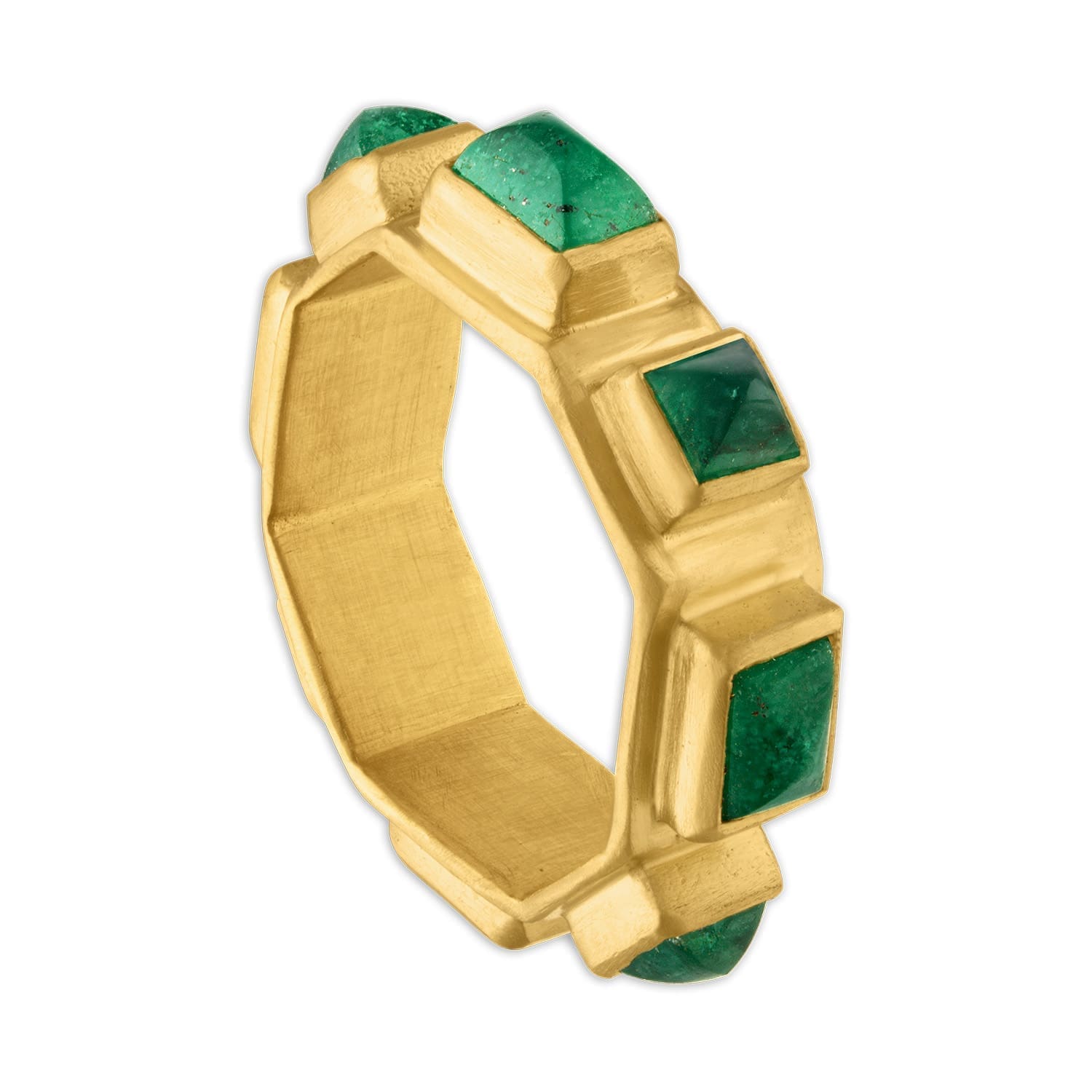 Ruin Emerald Ring Size 7.75