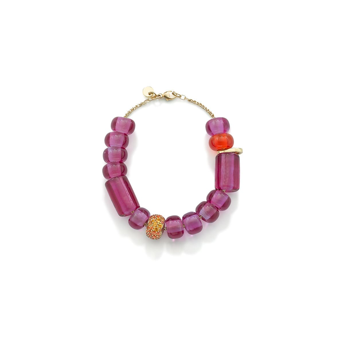 Arcadia Pink Rhea Bracelet Length 7"