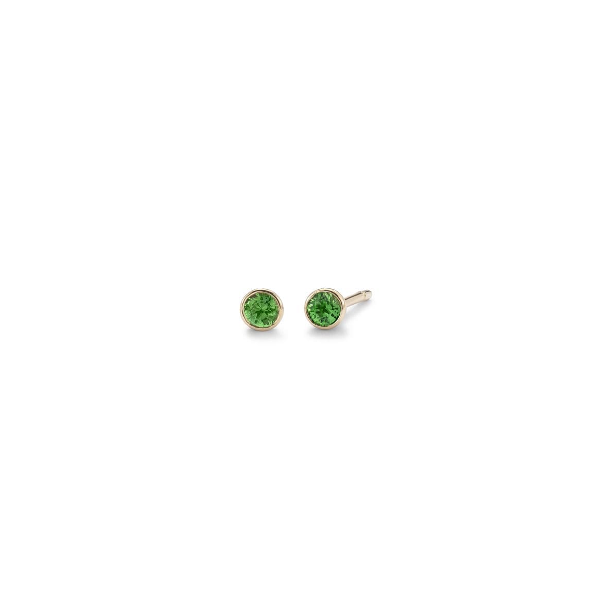 Strobe Tsavorite Single Stud Earring