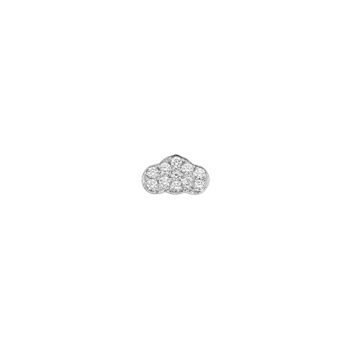 Cloud Diamond Single Stud Earring