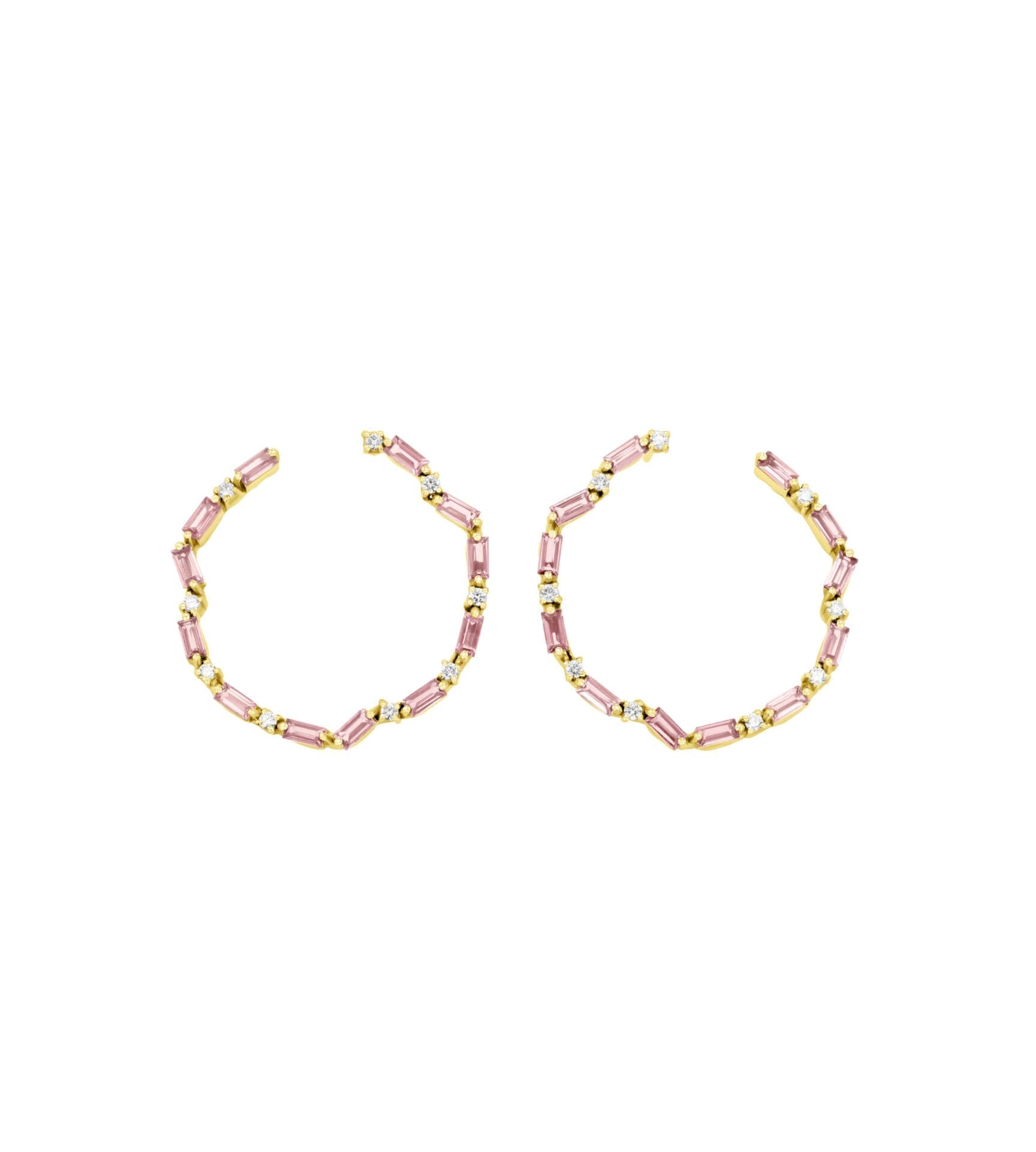 14KYG Spiral Hoop Earrings