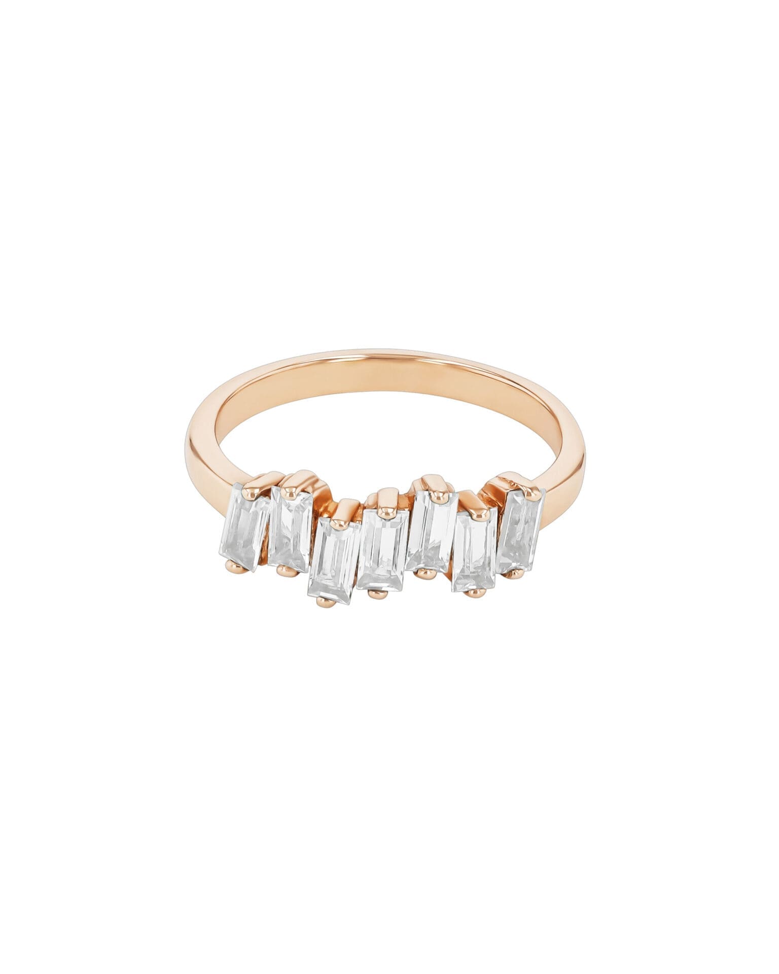 Amalfi White Topaz Half Band