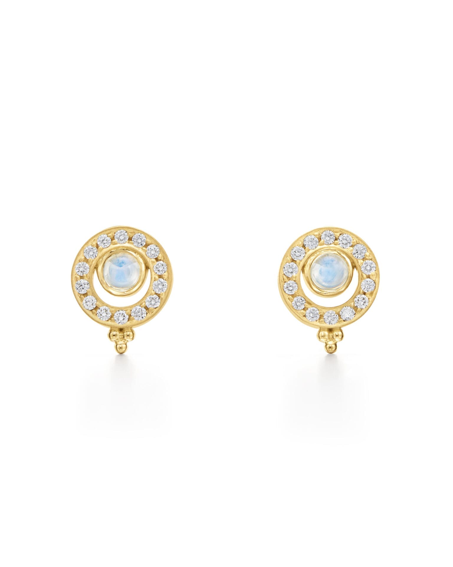 18Y Moonstone Orbit Earring