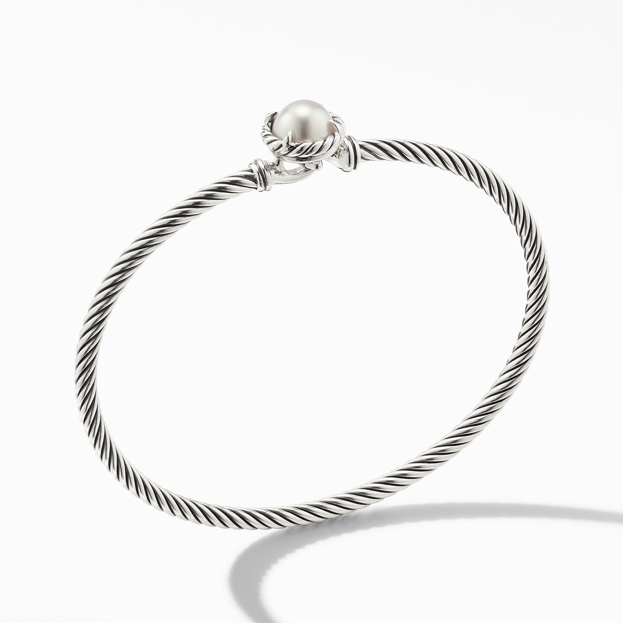 Petite Chatelaine® Bracelet in Sterling Silver with Pearl, 3mm