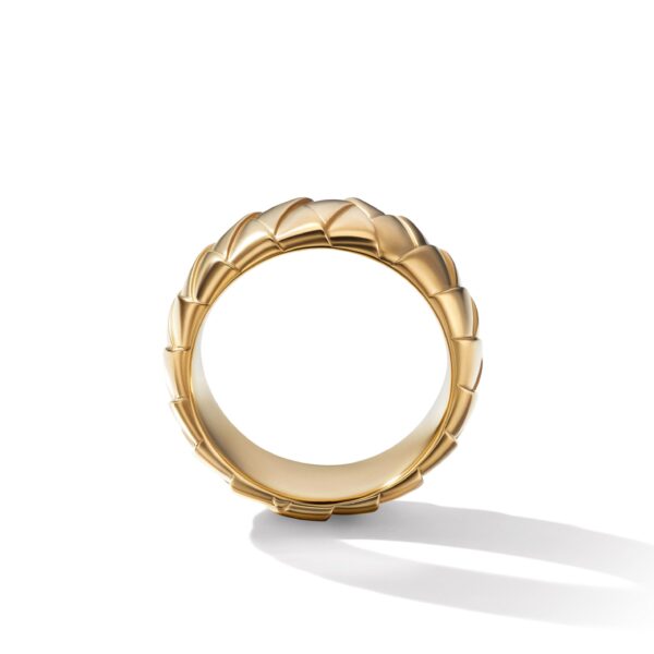 Cairo Wrap Band Ring in 18K Yellow Gold, 12mm - Image 2