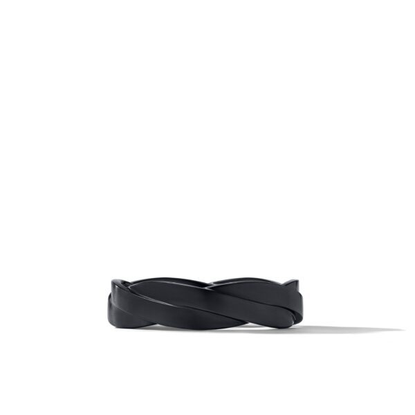DY Heliosâ„¢ Band Ring in Black Titanium, 6mm - Image 3