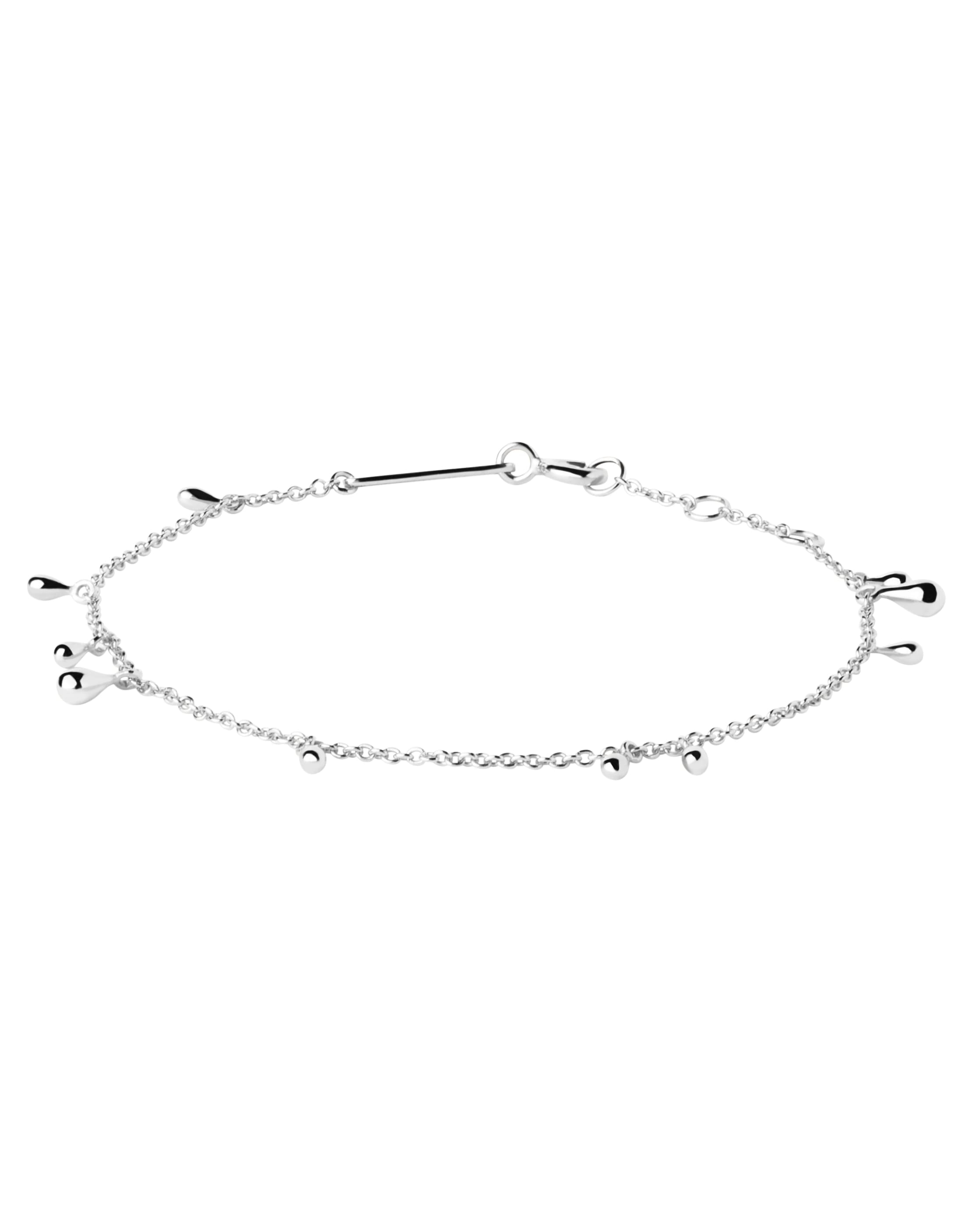 Teardrop Silver Bracelet