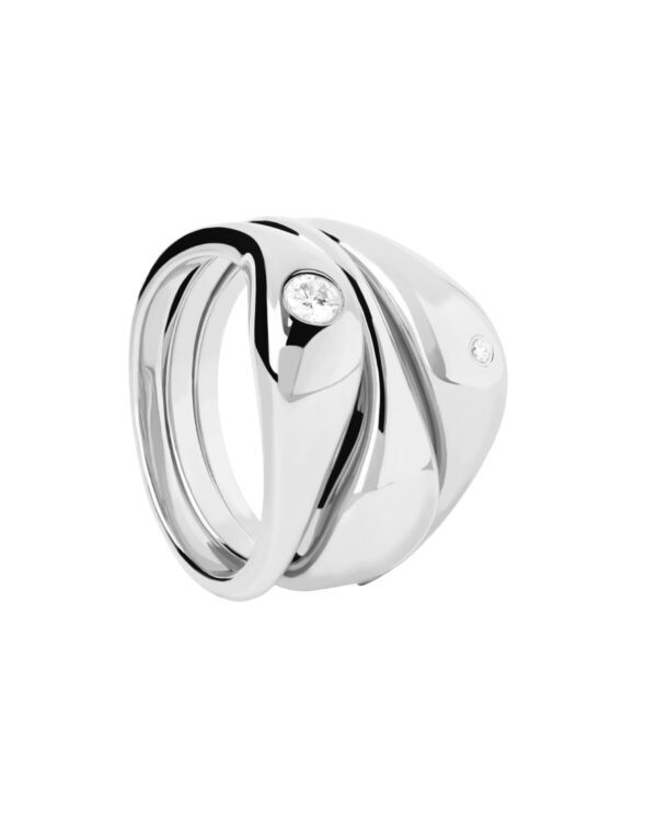 Sugar Silver Ring Set