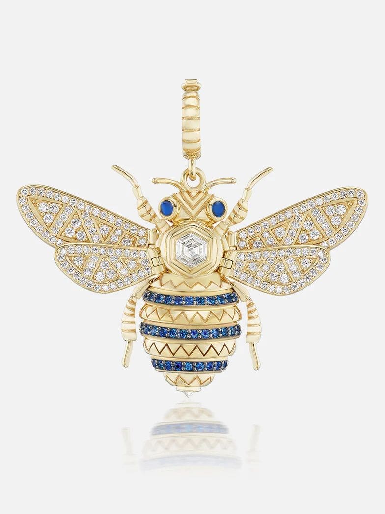 One OF A KInd Honey Bee Pendant