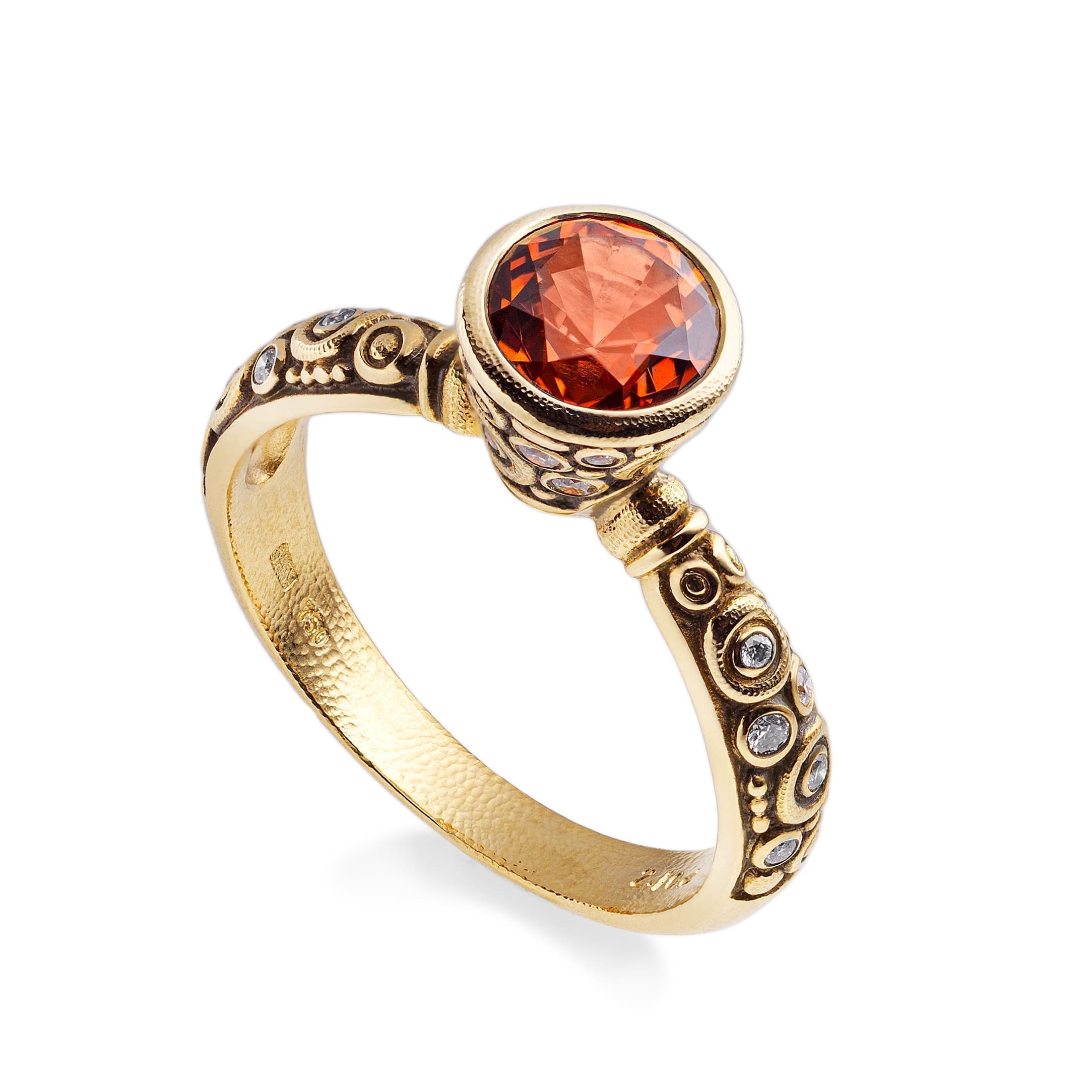 Garnet Martini Ring