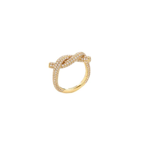 18YG  DIAMOND TIES RING - Image 2