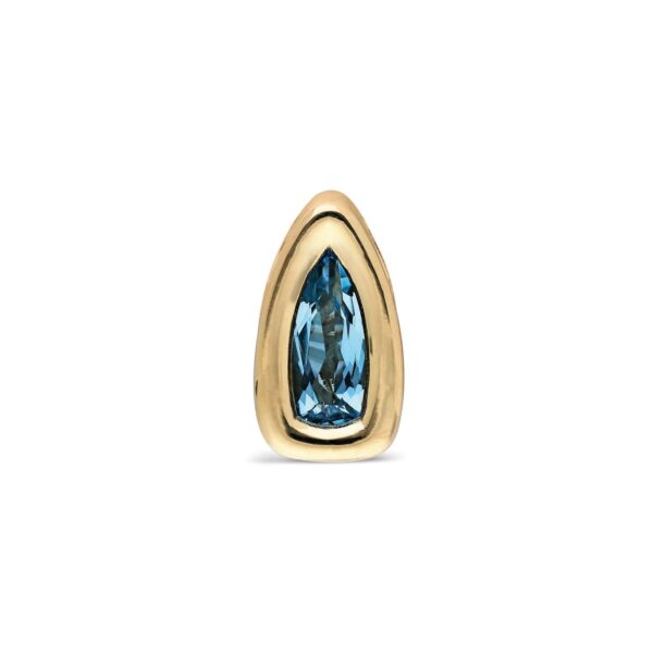 "Bana" Bead Pendant - Blue Topaz - Image 2