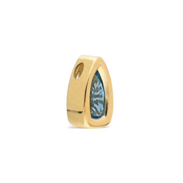 "Bana" Bead Pendant - Blue Topaz - Image 3