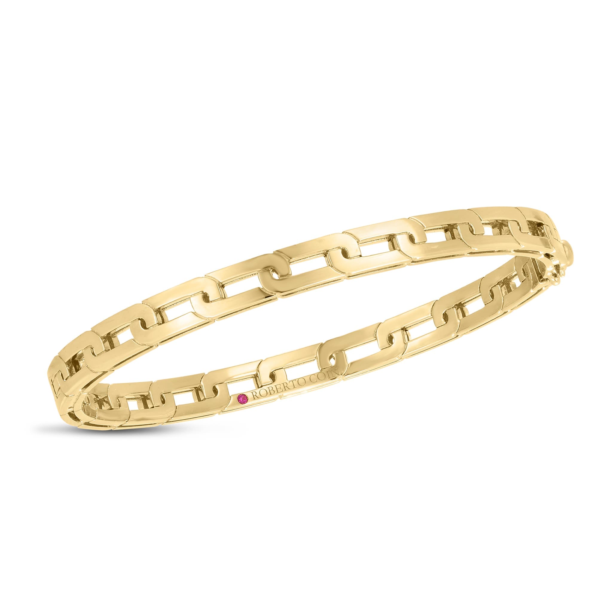 18KYG Navarra Slim Bangle