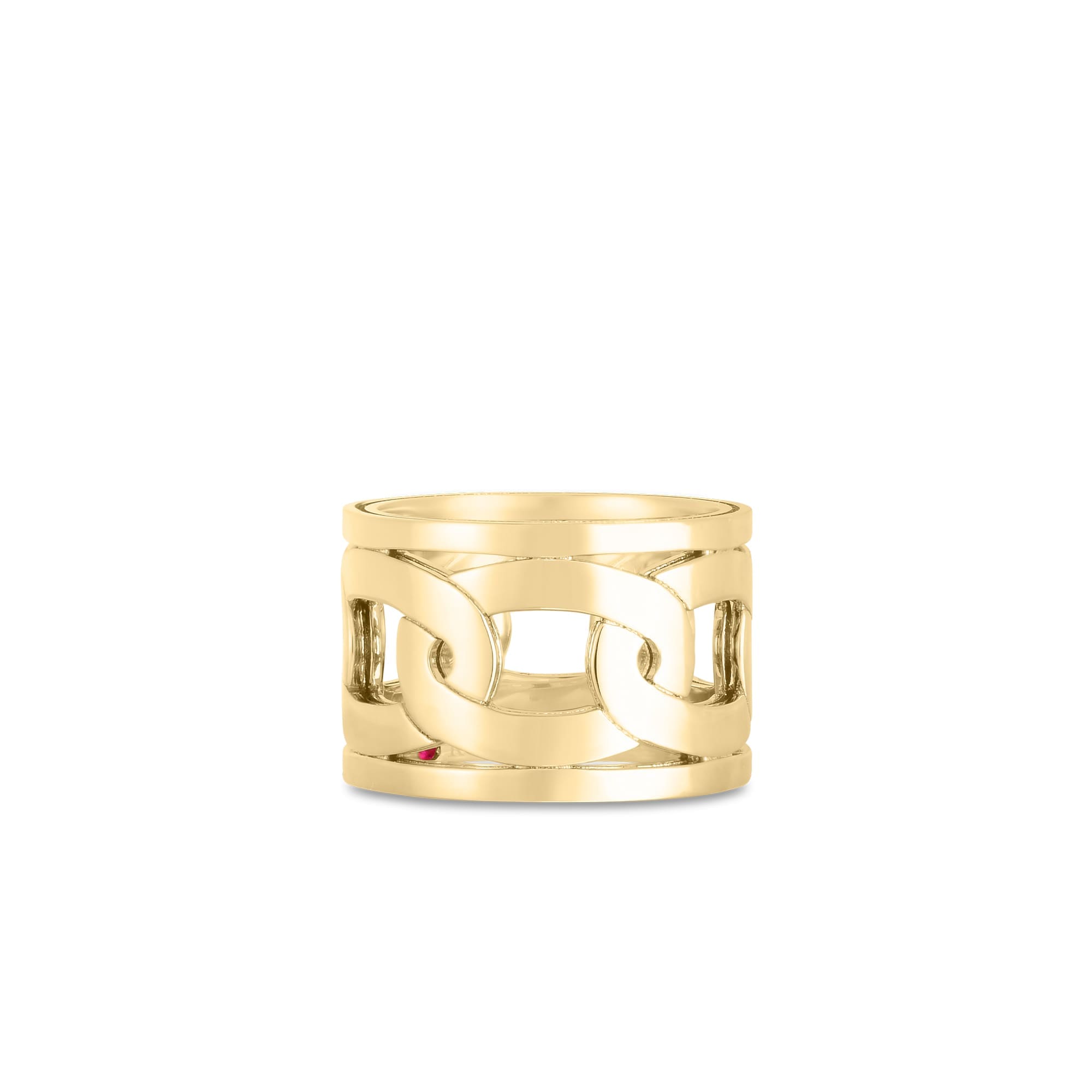 18KYG Navarra Ring Size 8