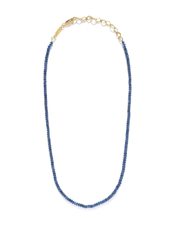Small Sapphire Bead Necklace