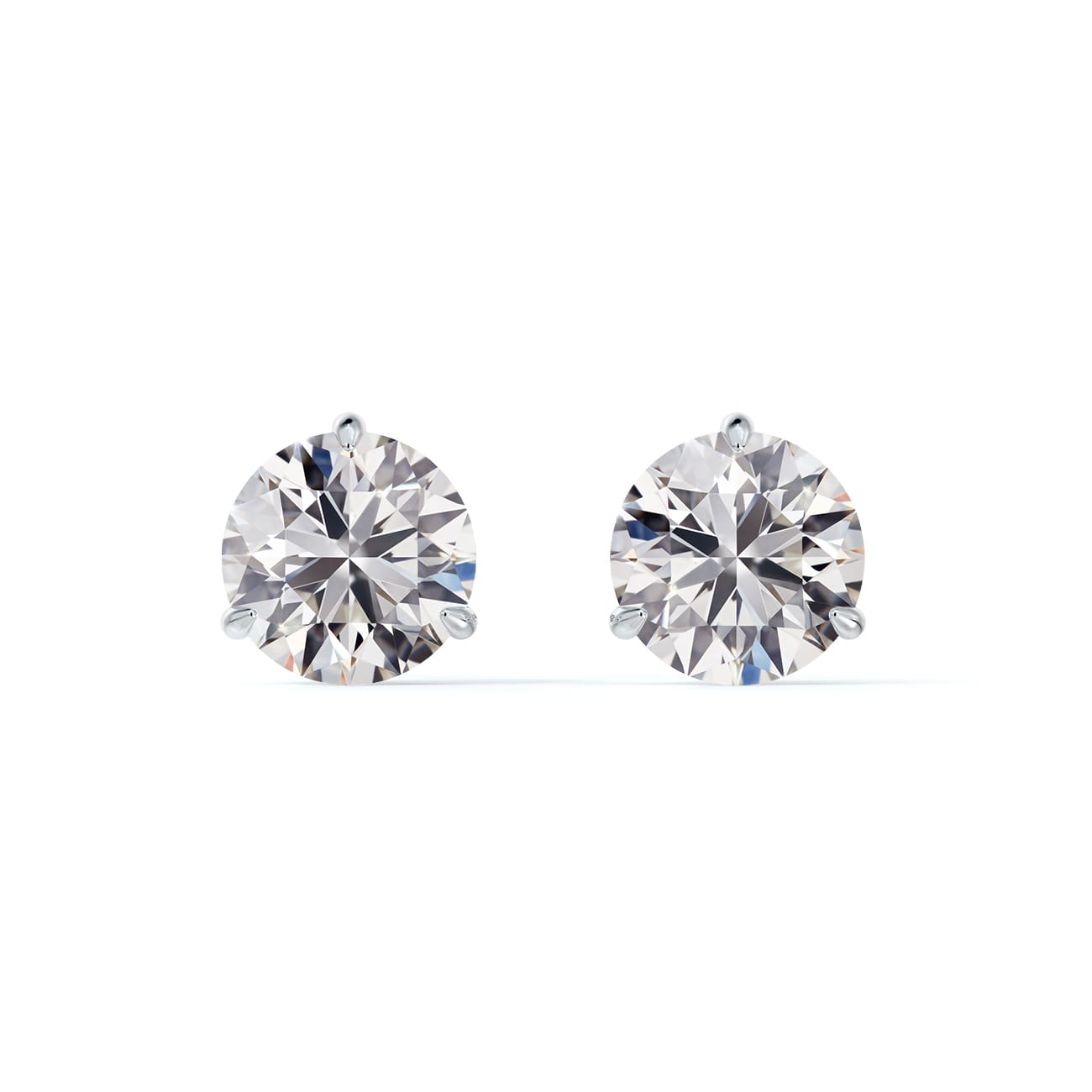 18KWG Diamond Classic Stud Earring