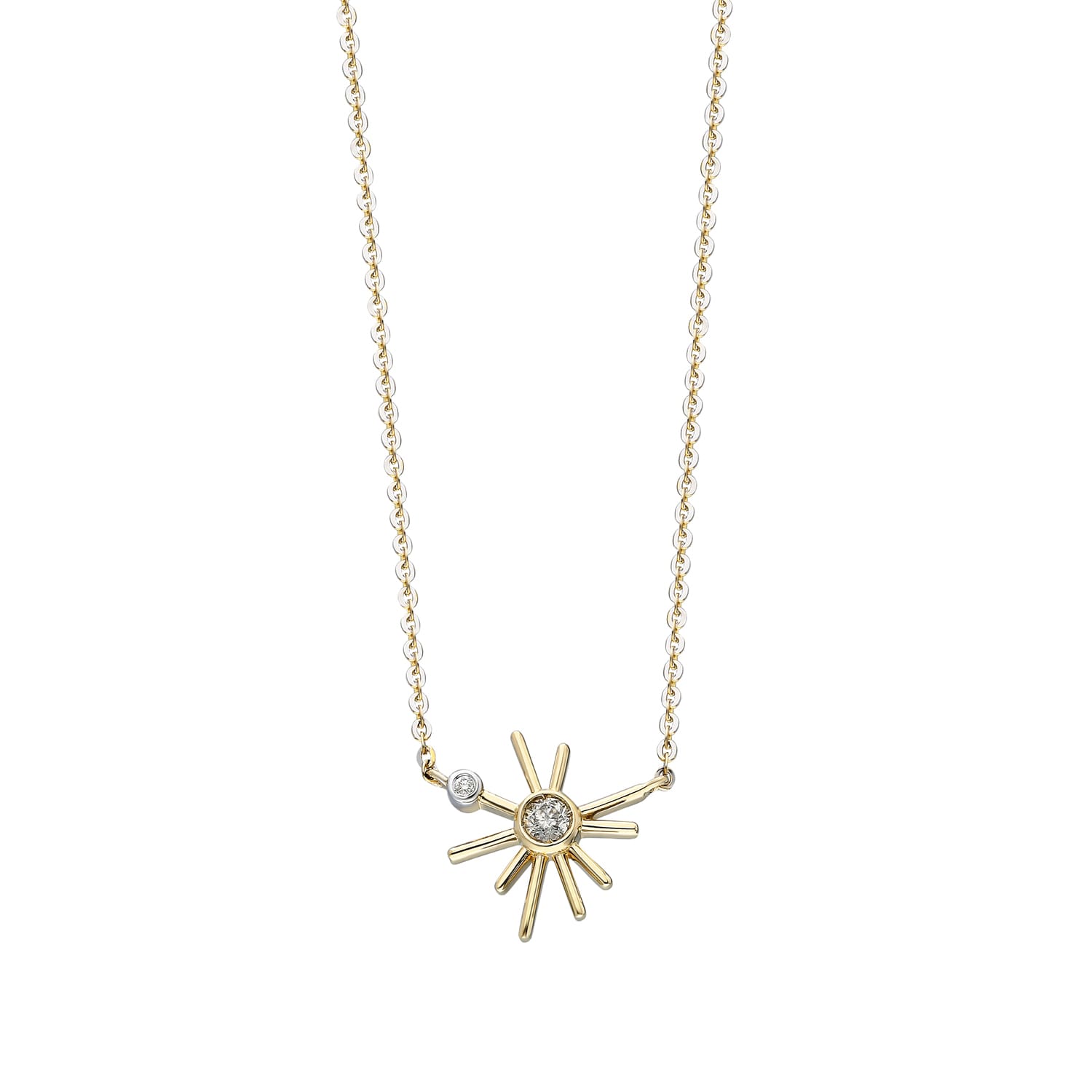 ITA ¡Buenos Días! Mini Sun Necklace.
