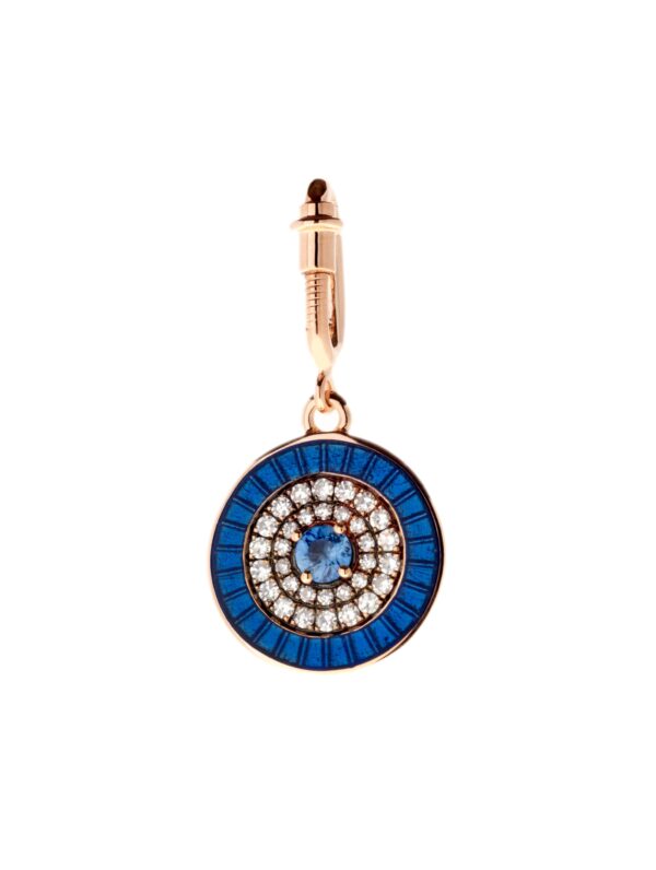 Navy Blue Eye Charm