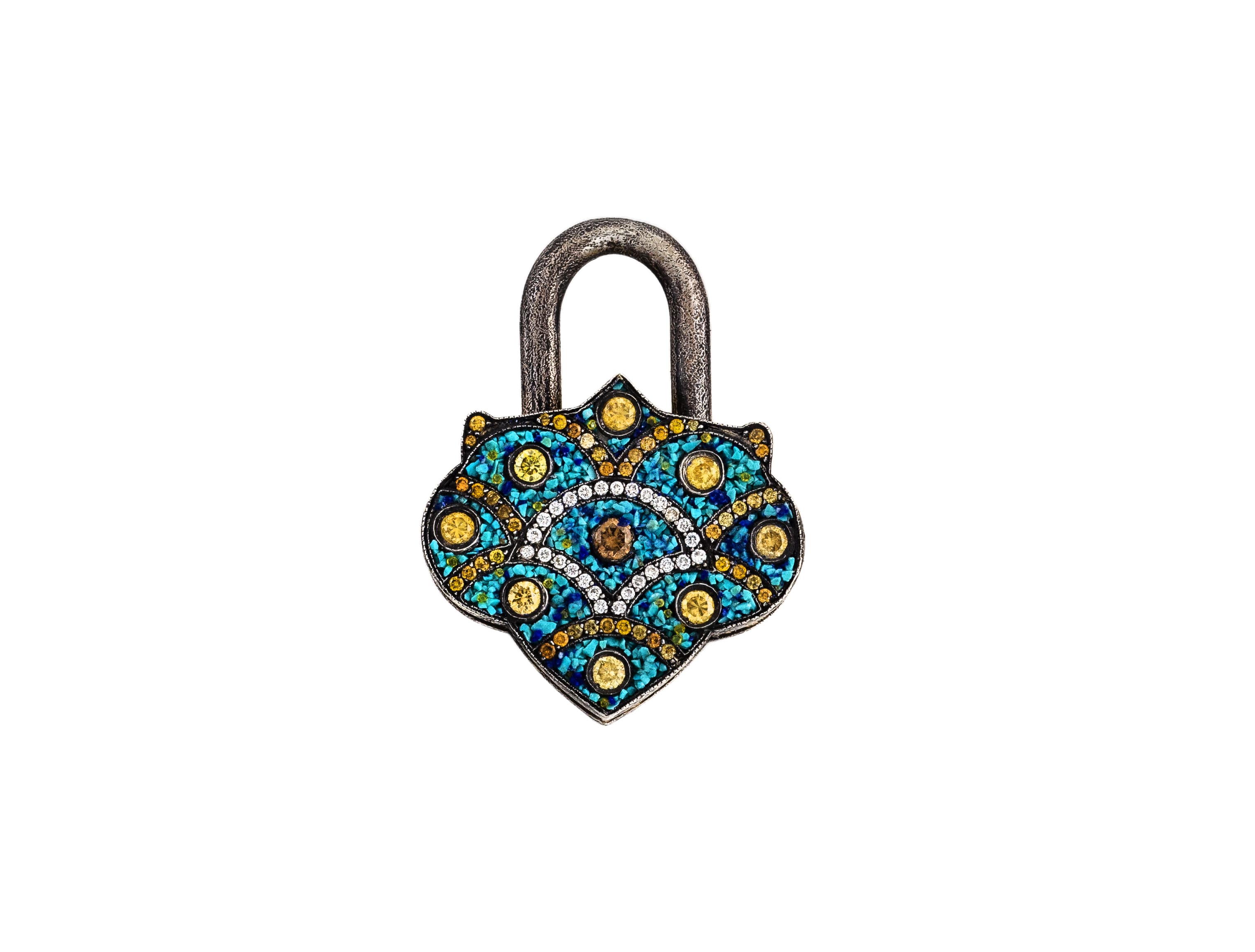 Medium Lantern Padlock Pendant