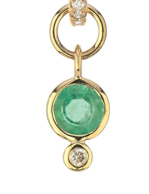 Classic Tiny Emerald Earring Charm