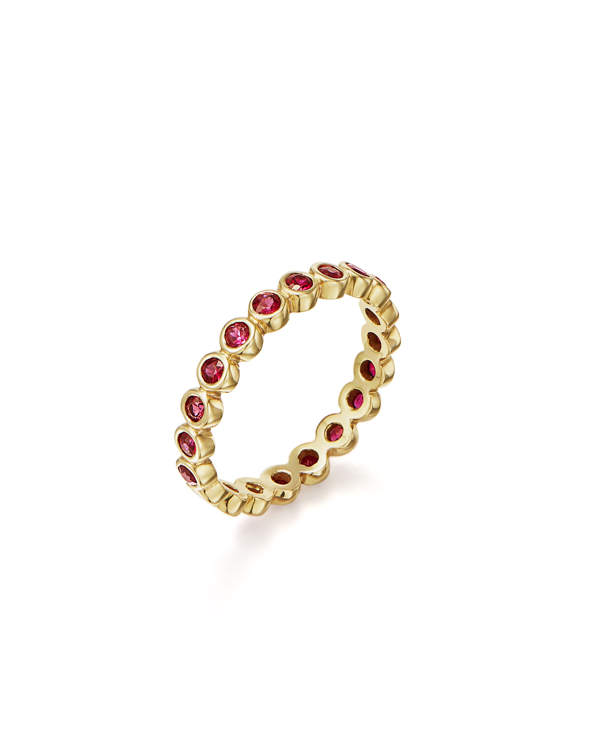 18Y RubyEternity Ring Size 7