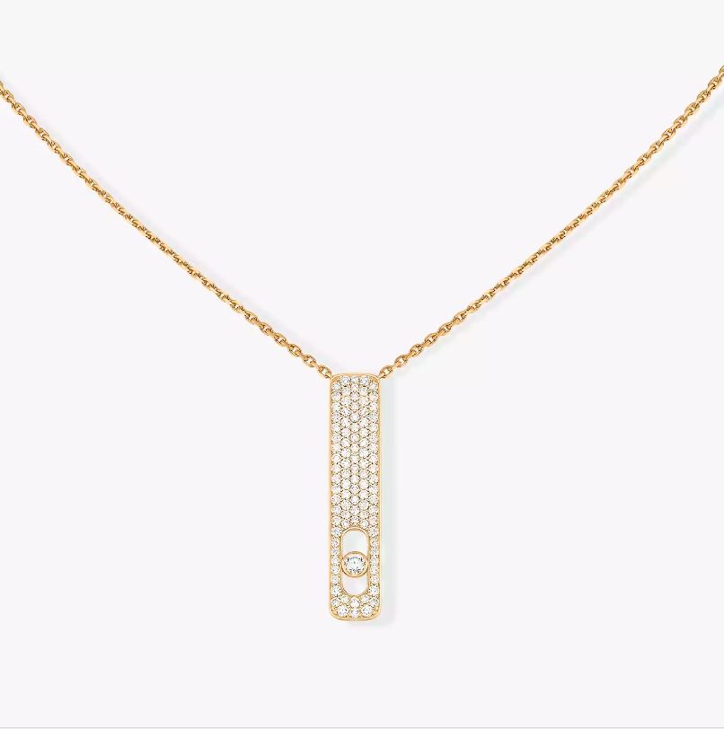 My First Diamond Pave Necklace