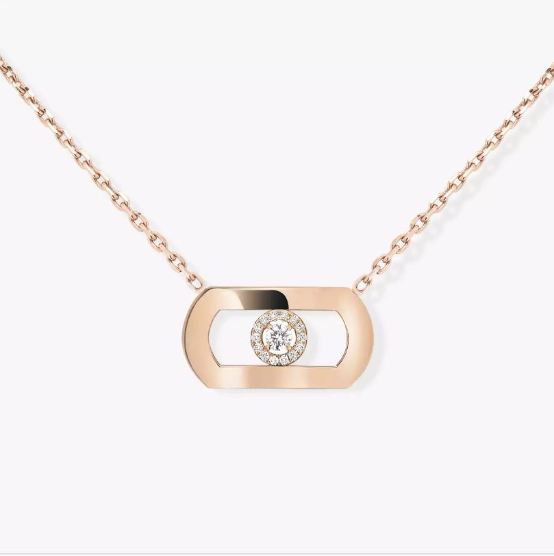 So Move Yellow Gold Diamond Necklace