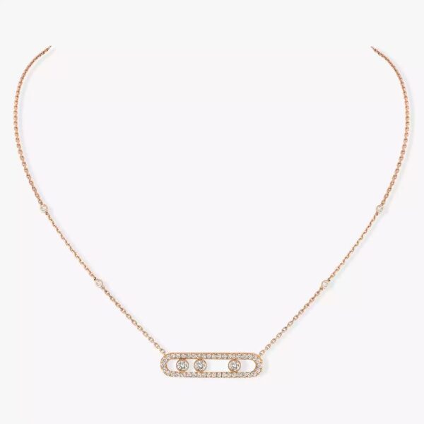 Gold Necklace Move Diamond Pavé - Image 2