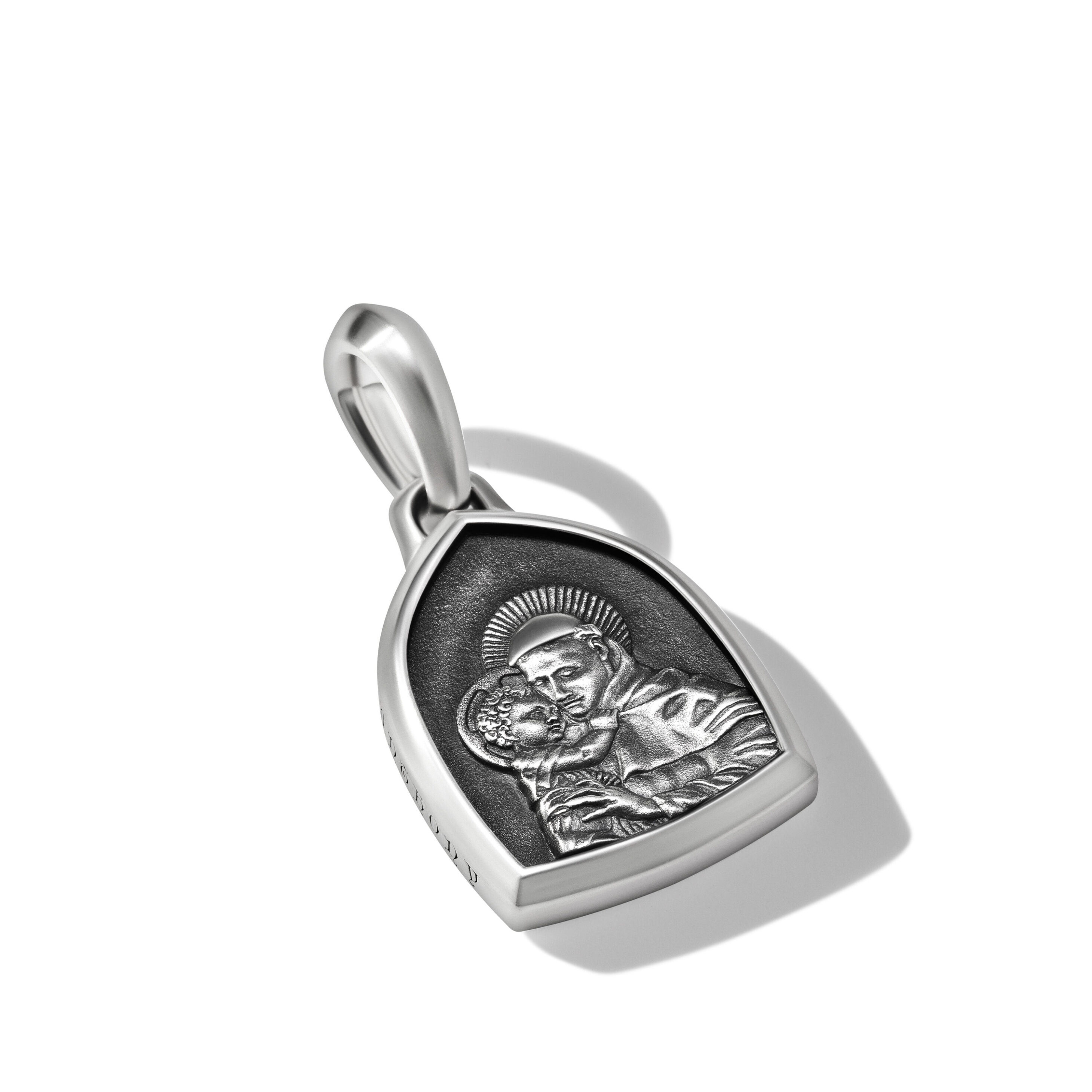 St. Anthony Amulet in Sterling Silver, 21.8mm