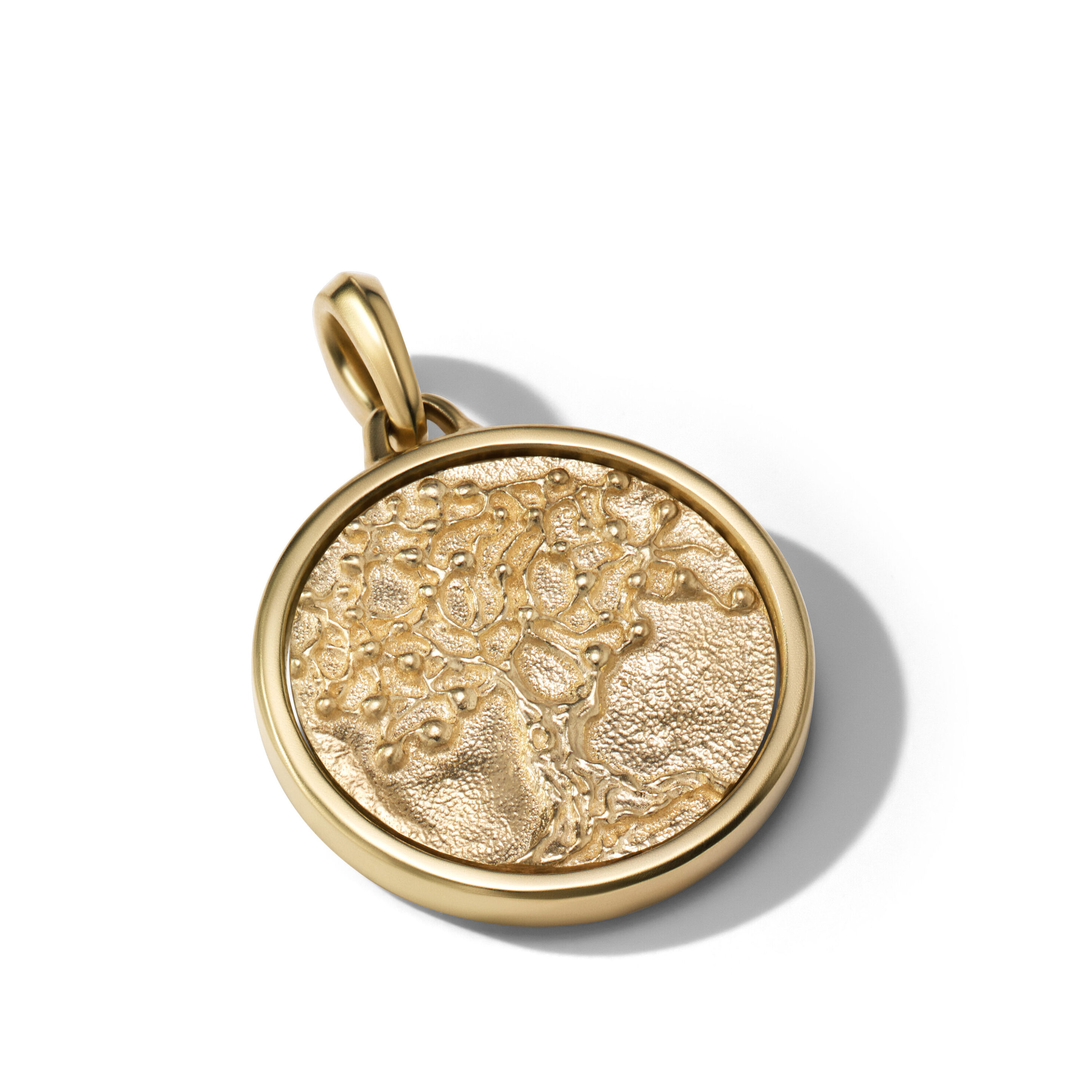 Life and Death Duality Amulet in 18K Yellow Gold, 30mm