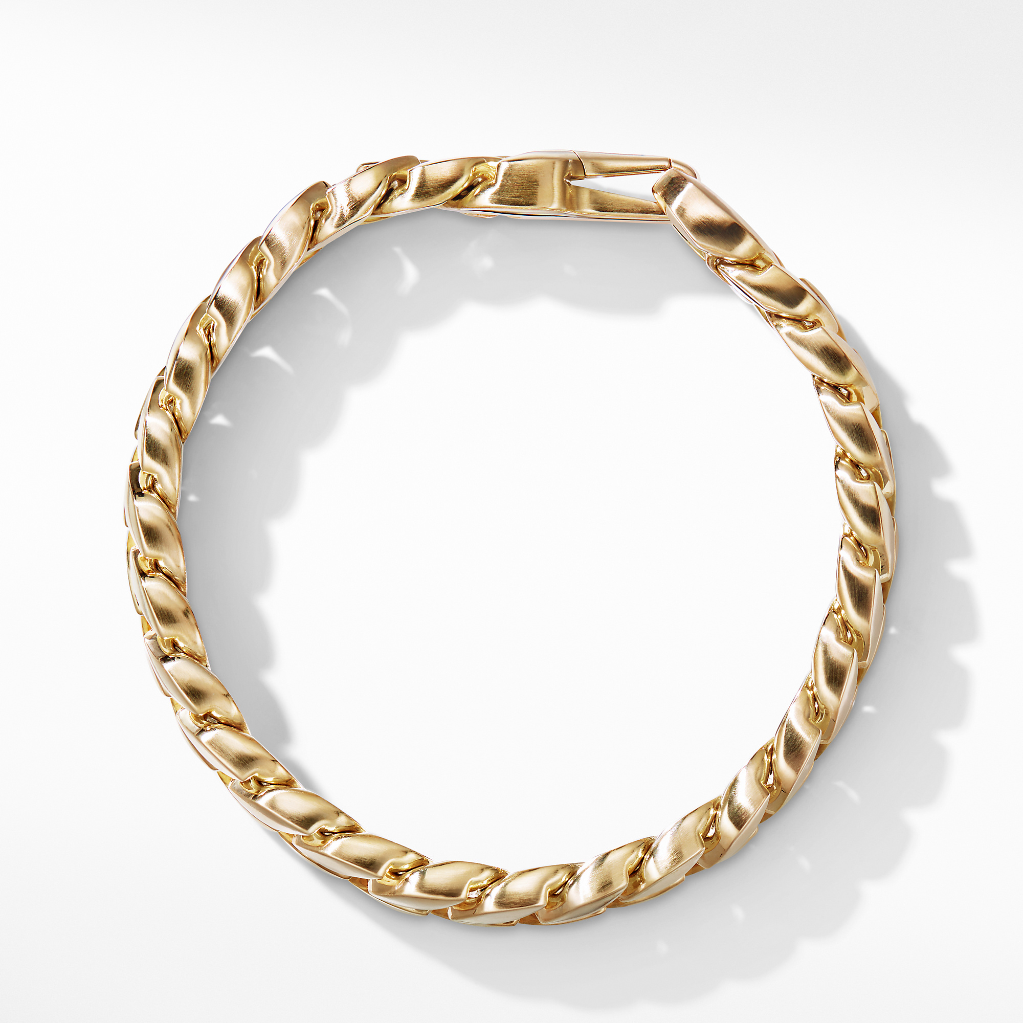 Curb Chain Bracelet in 18K Yellow Gold, 11.5mm