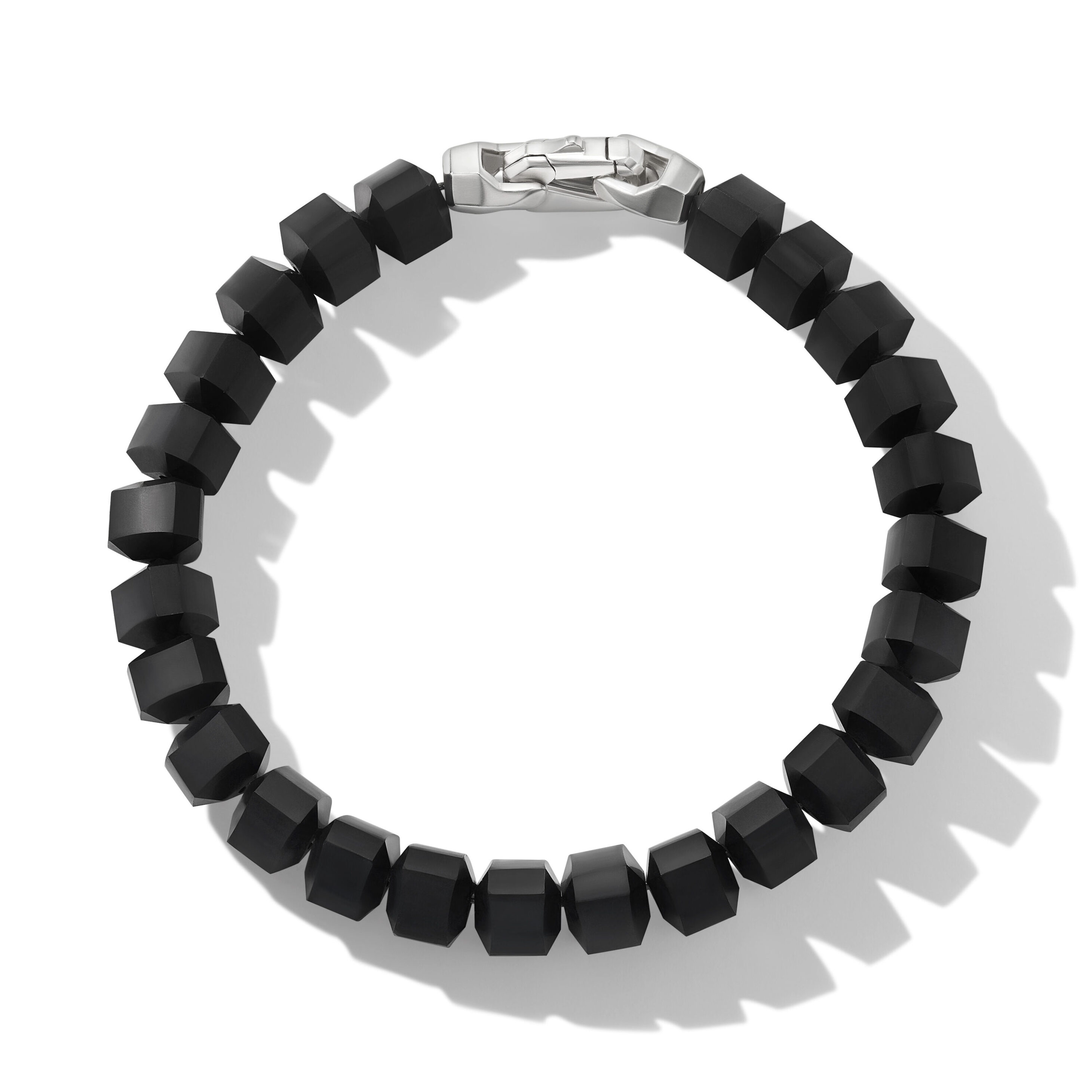 Box Chain Bracelet in Darkened Stainless Steel, 5mm