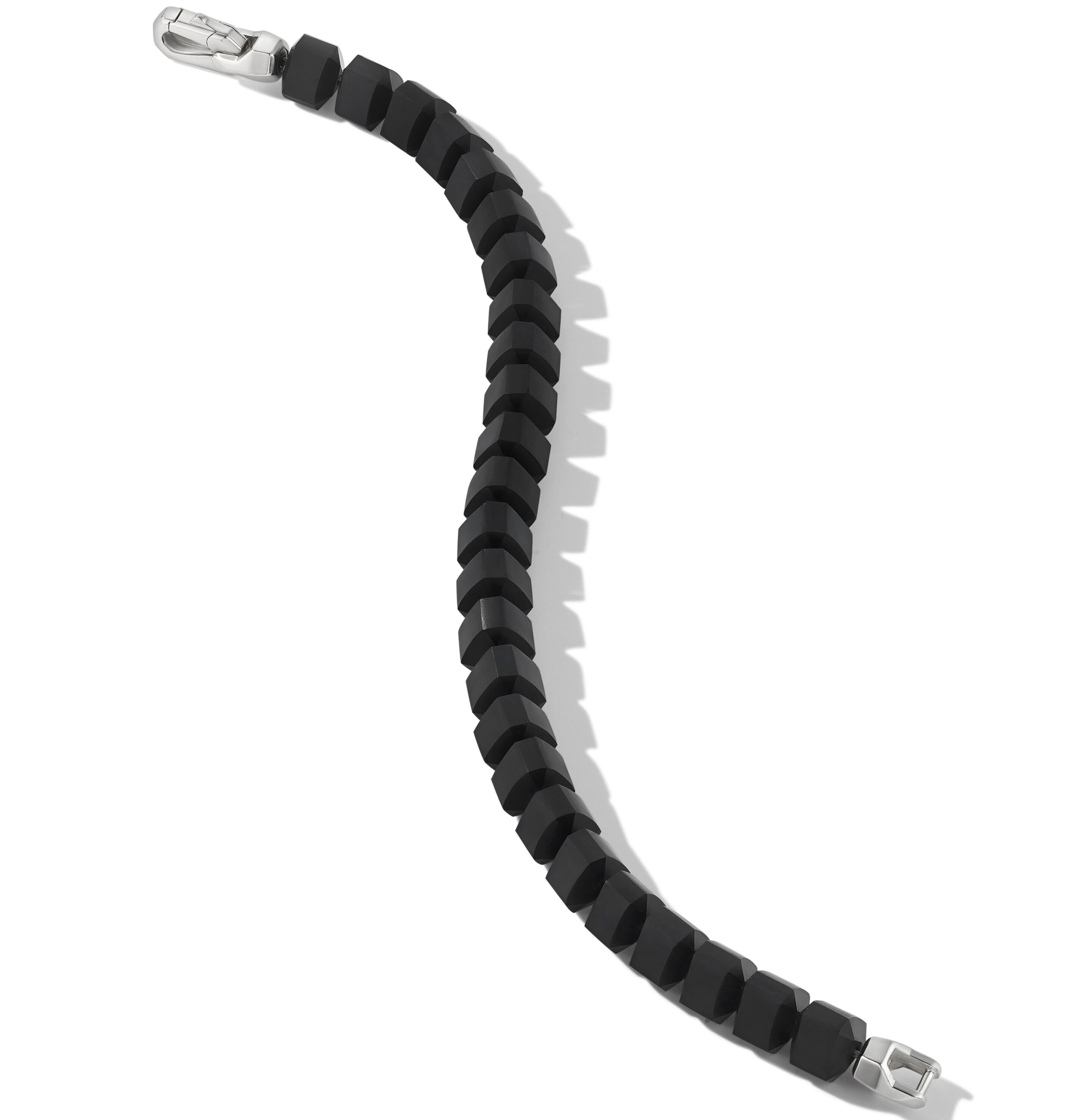 Box Chain Bracelet in Darkened Stainless Steel, 5mm