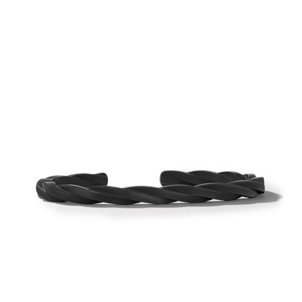 DY Heliosâ„¢ Cuff Bracelet in Black Titanium, 6mm