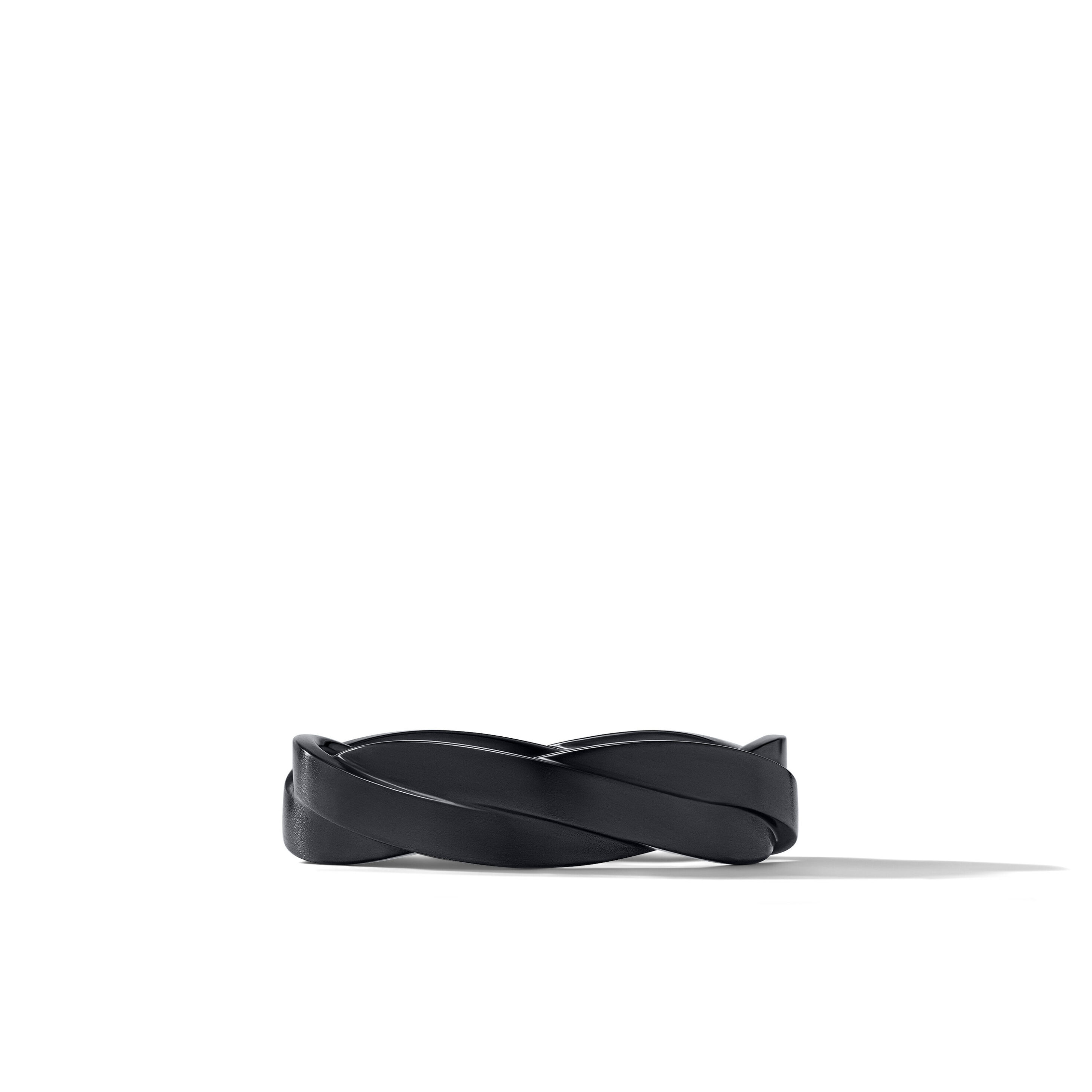 DY Heliosâ„¢ Band Ring in Black Titanium