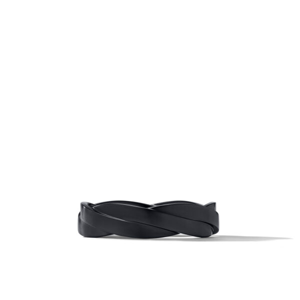 DY Heliosâ„¢ Band Ring in Black Titanium, 6mm - Image 4