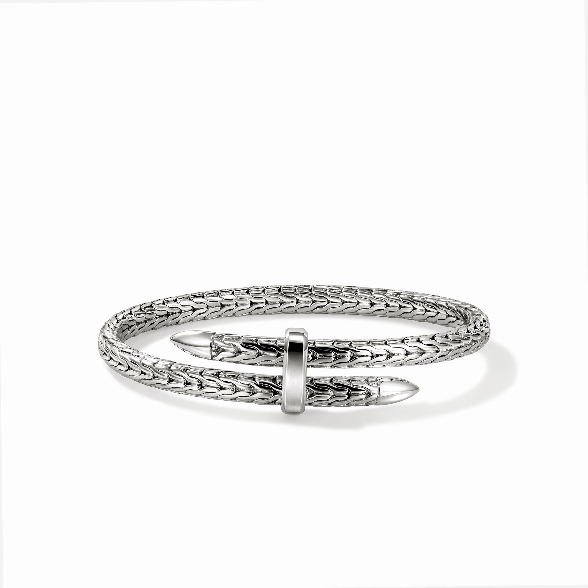 Spear Flex Cuff, Sterling Silver, Size XS
