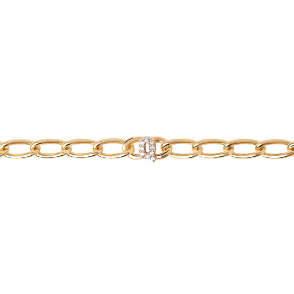 Letter Q Chain Bracelet - Image 2