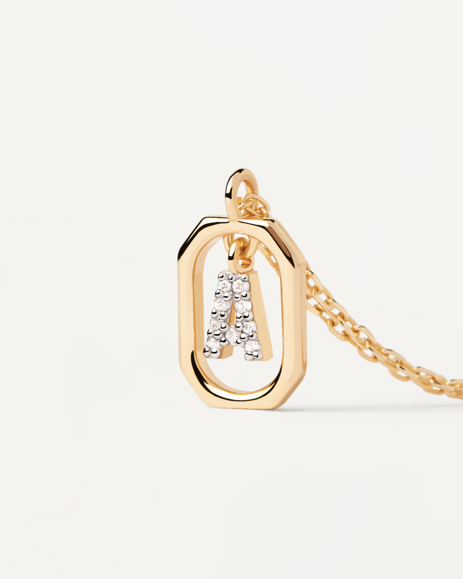 Mini Letter A Necklace
