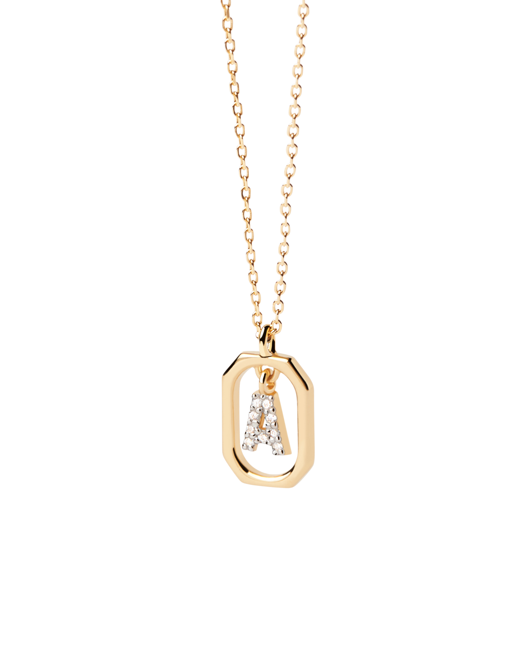 Mini Letter A Necklace