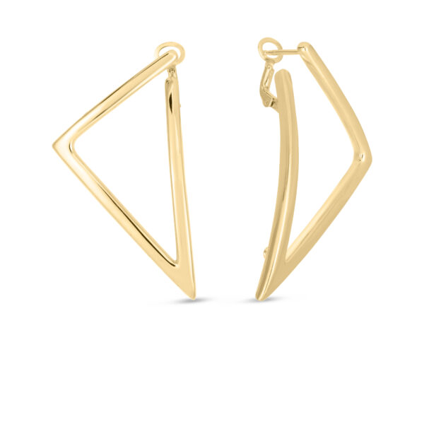 Oro Classic Yellow Gold Earrings