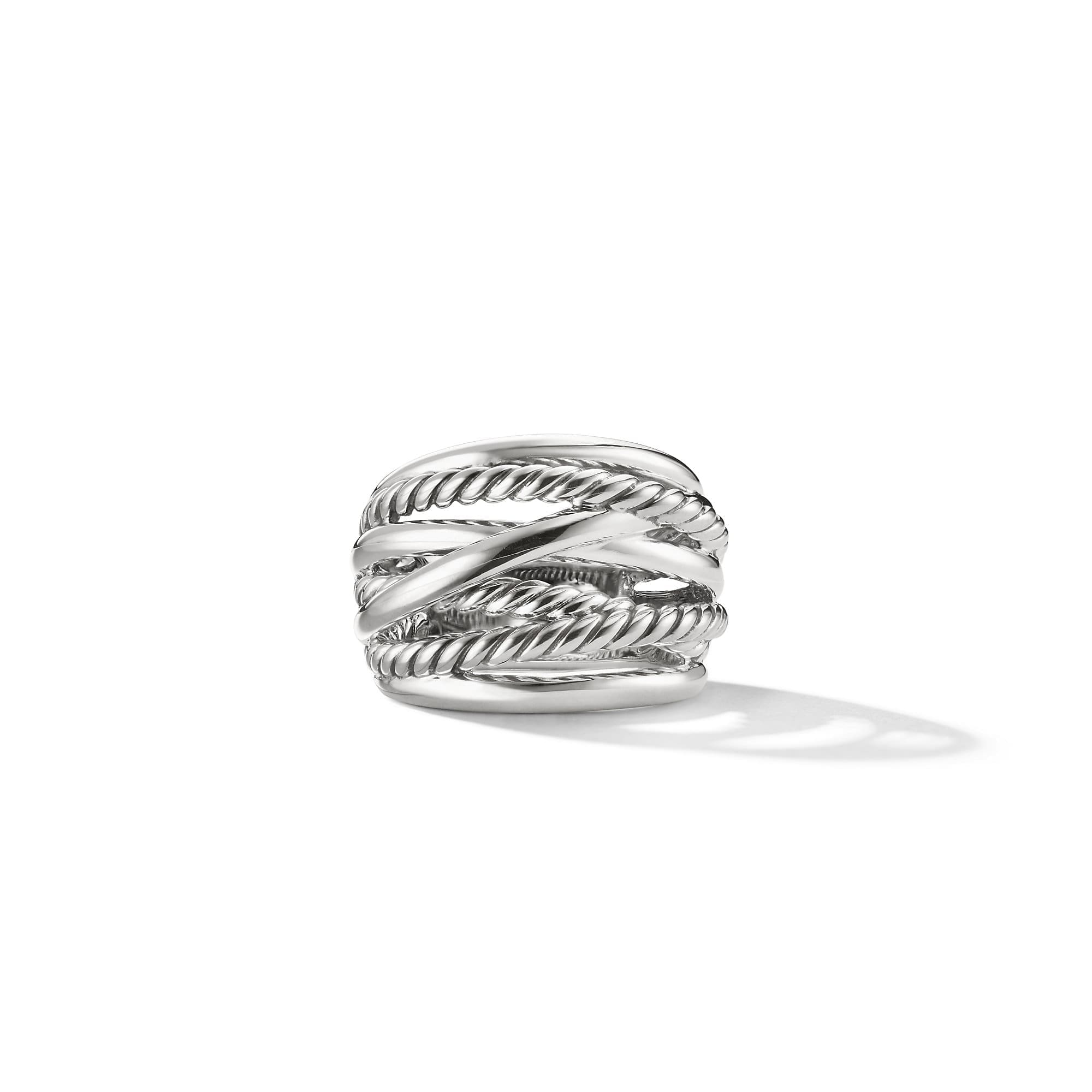 Crossover Ring in Sterling Silver