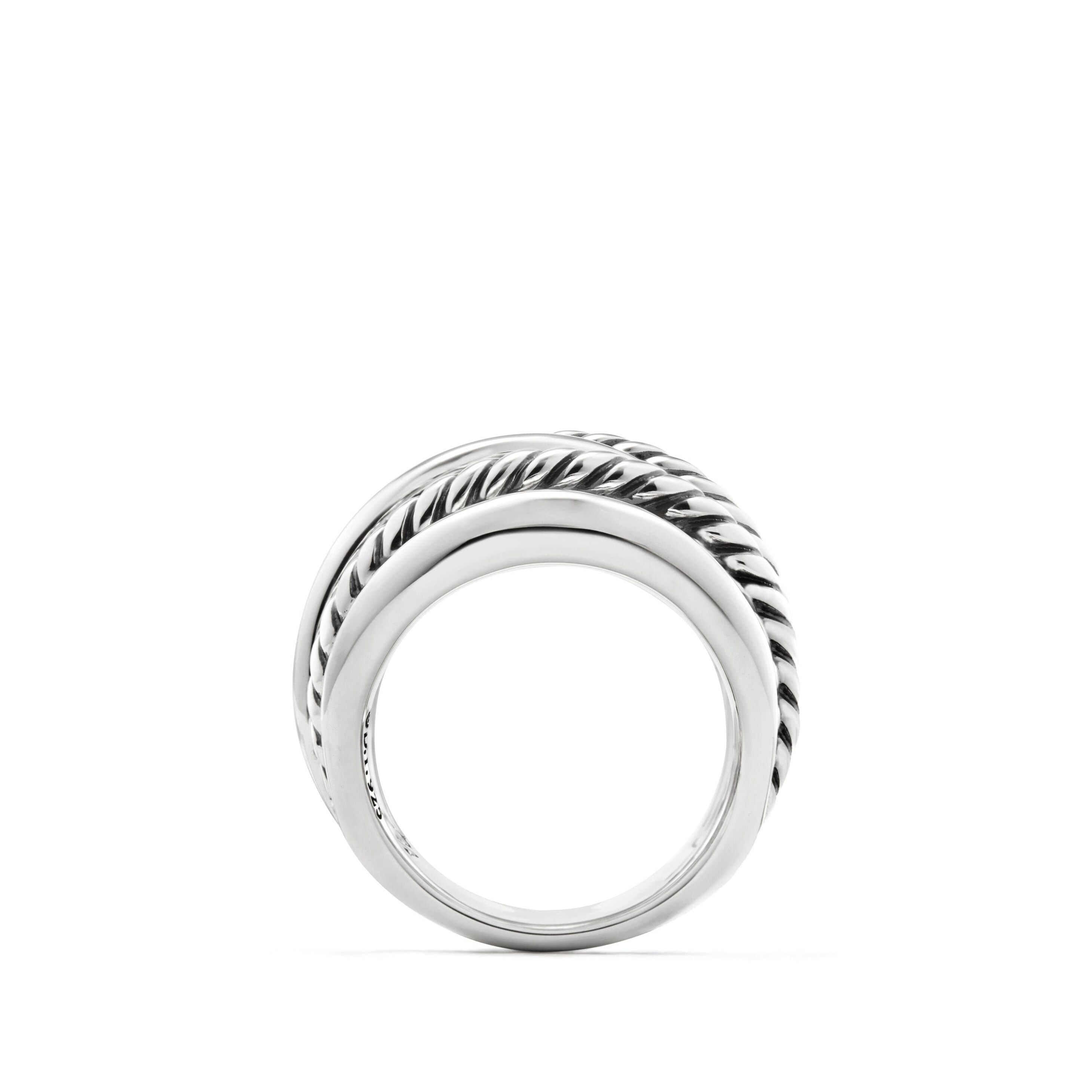 Crossover Ring in Sterling Silver